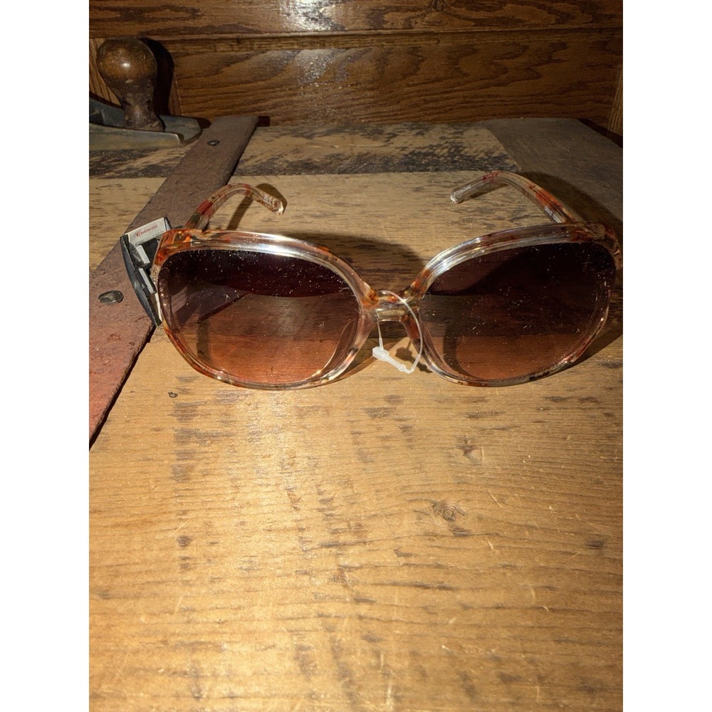 Nine West Floral Clear Square Sunglasses Gradient Brown NW0922 10258898 KHL